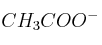 CH_3COO^-