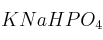 KNaHPO_4