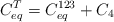 C_{eq}^T = C_{eq}^{123} + C_4
