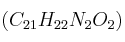 (C_{21}H_{22}N_2O_2)