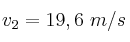 v_2 = 19,6\ m/s