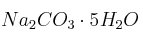 Na_2CO_3\cdot 5H_2O
