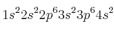 1s^22s^22p^63s^23p^64s^2