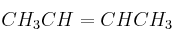CH_3−CH=CH−CH_3