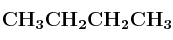 \bf CH_3CH_2CH_2CH_3