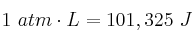 1\ atm\cdot L = 101,325\ J