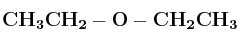 \bf CH_3CH_2-O-CH_2CH_3