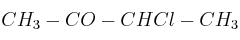 CH_3-CO-CHCl-CH_3