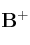 \bf B^+