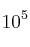 10^5