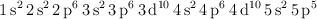 \ce{1s^2 2s^2 2p^6 3s^2 3p^6 3d^{10} 4s^2 4p^6 4d^{10} 5s^2 5p^5}
