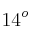 14^o