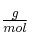 \textstyle{g\over mol}