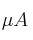 \mu A
