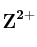 \bf Z^{2+}
