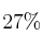 27\%