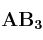 \bf AB_3