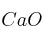 CaO