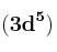 \bf (3d^5)