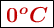\fbox{\color[RGB]{192,0,0}{\bm{0^oC}}}