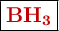 \fbox{\color[RGB]{192,0,0}{\bf \ce{BH_3}}}