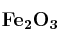 \bf Fe_2O_3