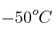 -50^oC