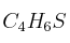 C_4H_6S