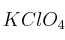 KClO_4