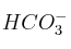 HCO_3^-