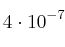 4\cdot 10^{-7}