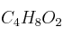 C_4H_8O_2