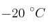 -20\ ^\circ C