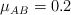 \mu_{AB} = 0.2