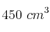 450\ cm^3