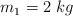 m_1 = 2\ kg