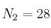 N_2 = 28