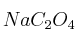 NaC_2O_4