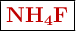 \fbox{\color[RGB]{192,0,0}{\textbf{\ce{NH4F}}}}