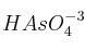 HAsO_4^{-3}