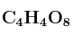 \bf C_4H_4O_8