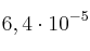 6,4\cdot 10^{-5}