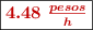 \fbox{\color[RGB]{192,0,0}{\bm{4.48\ \frac{pesos}{h}}}}