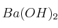 Ba(OH)_2