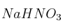NaHNO_3
