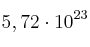 5,72\cdot 10^{23}