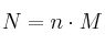 N = n\cdot M