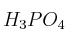H_3PO_4