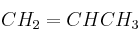 CH_2=CHCH_3