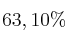 63,10\%